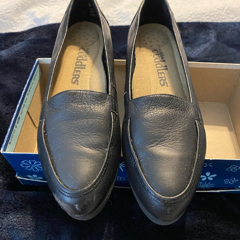 Brown flats size 8